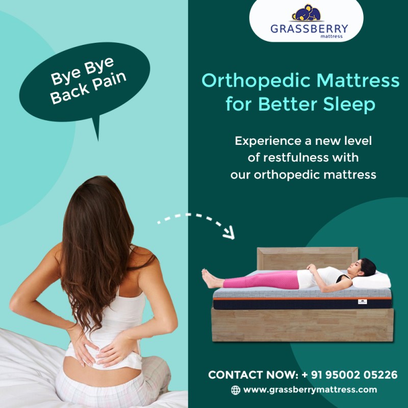 Shop Now the Best Orthopedic Mattress for Better Sleep at Grassberrymattress