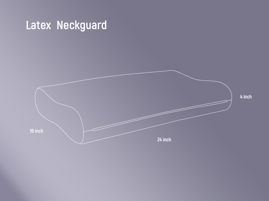 Latex Neck Guard Pillow